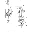 Speed Queen HA6470 30123 & 30946 transmission assemblies components diagram