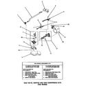 Speed Queen NG3319 gas valve, igniter & gas conversion kits diagram