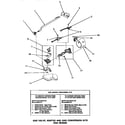 Speed Queen NG2119 gas valve, igniter & gas conversion kits diagram
