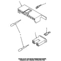 Speed Queen AWM392L mixing valve, motor connection blocks & terminals (awm392l) (awm392w) (awm393l) (awm393w) diagram