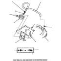 Speed Queen AWM290L inlet hose, fill hose & mixing valve mounting bracket (awm290l) (awm290w) diagram