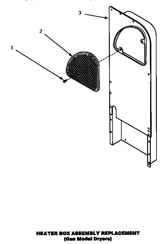 Speed Queen AGM379 heater box assembly (replacement) (agm379) (agm399) (agm409l) (agm409w) (agm429w) diagram