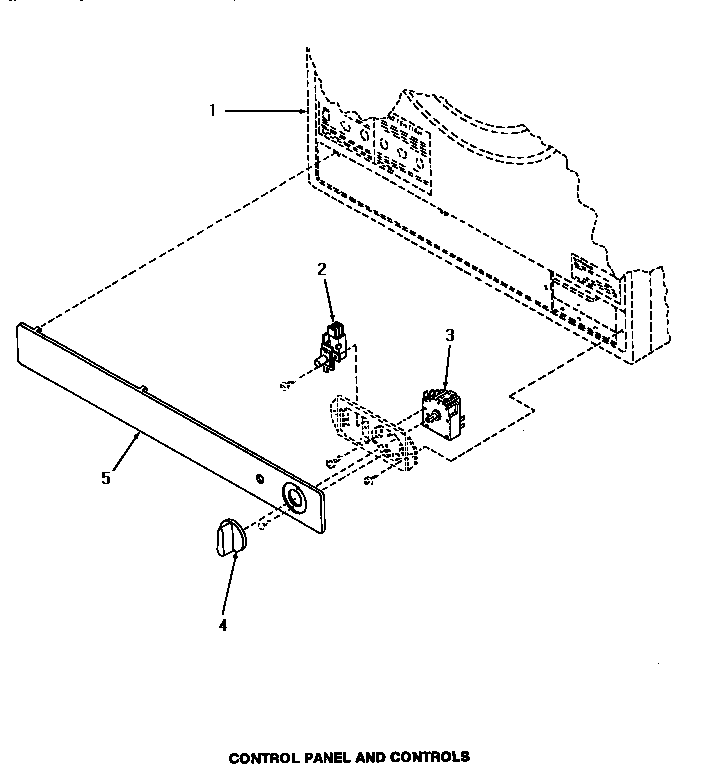 Speed Queen ME8810 control panel & controls diagram