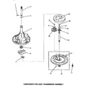 Speed Queen AA4210 33227 transmission assembly components diagram