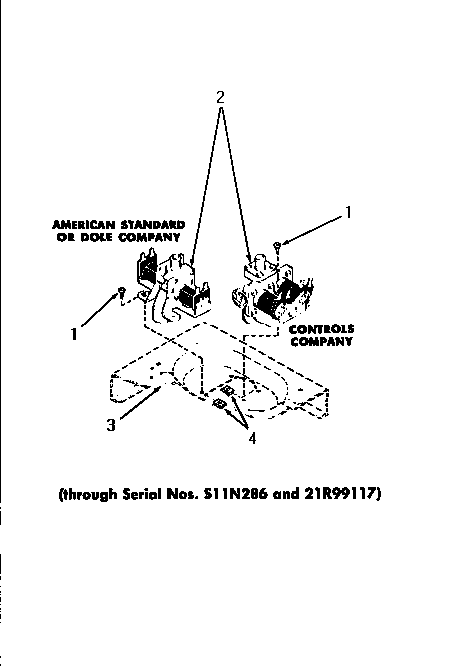 Speed Queen DA6073 mixing valves diagram