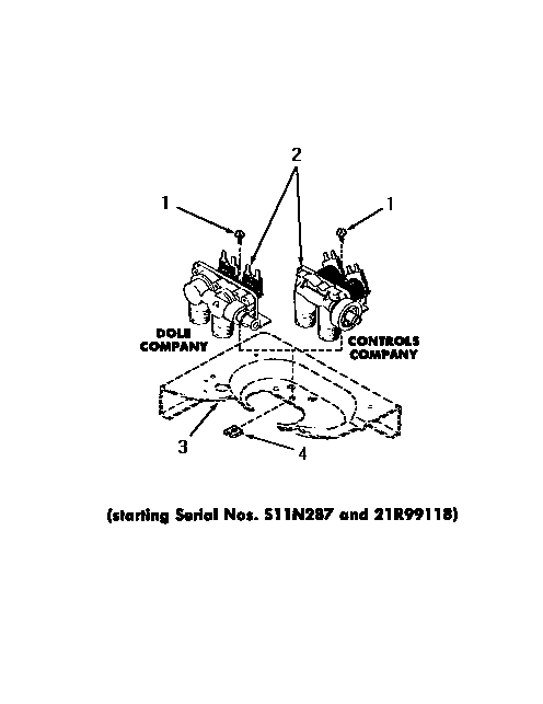 Speed Queen DA6073 mixing valves diagram