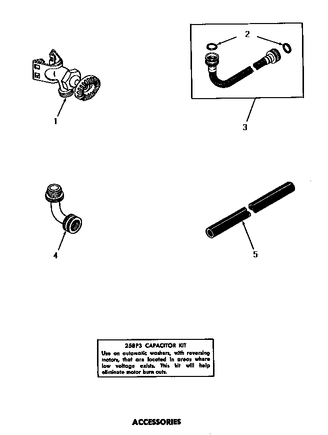 Speed Queen DA6073 accessories diagram