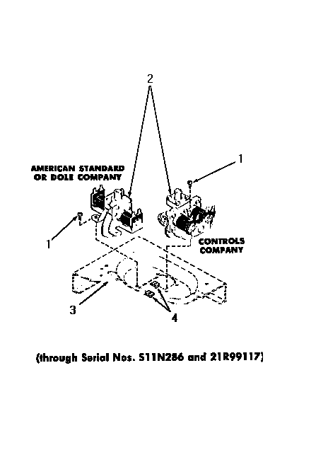 Speed Queen DA6100 mixing valves diagram