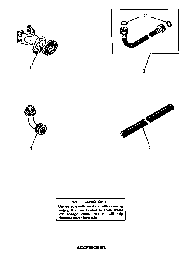Speed Queen DA6100 accessories diagram