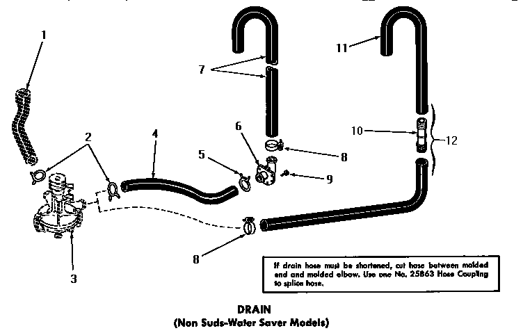 Speed Queen DA6191 drain diagram