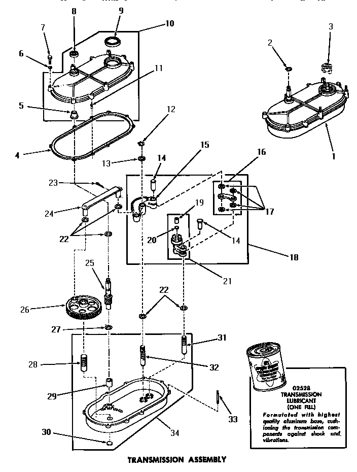 Speed Queen DA6191 transmission assembly diagram
