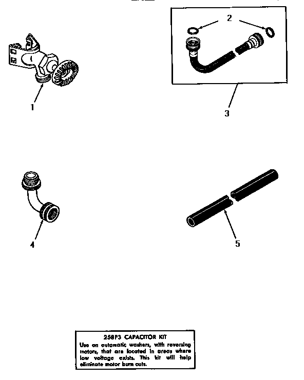 Speed Queen DA6191 accessories diagram