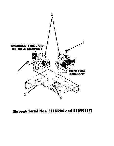 Speed Queen DA3210 mixing valves diagram