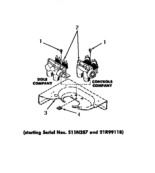 Speed Queen DA3210 mixing valves diagram