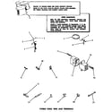 Speed Queen DA3210 power cord, wire & terminals diagram
