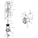 Speed Queen DA6120 23907 and 24304 pump assemblies diagram