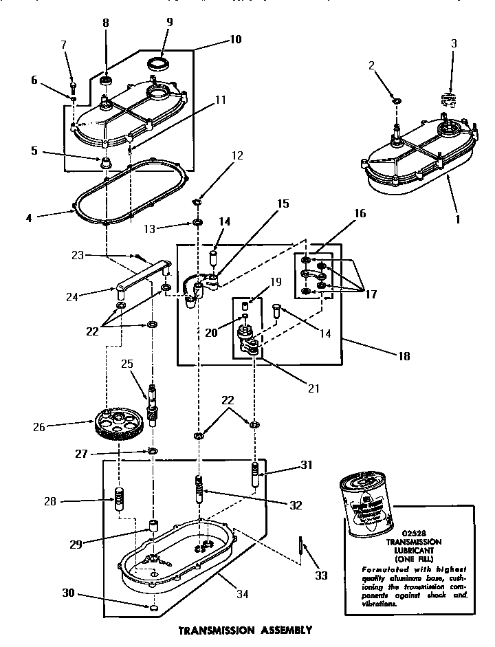Speed Queen FA6123 transmission assembly diagram
