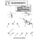 Speed Queen DA3820 power cord, wire & terminals diagram