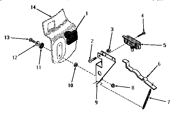 Speed Queen FA9211 door safety switch diagram