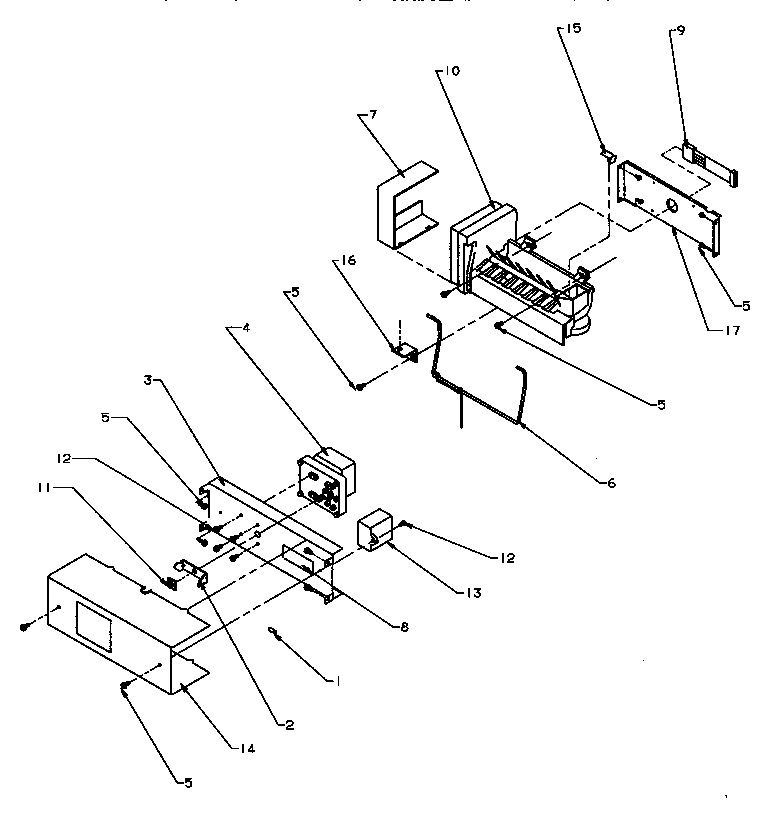 Amana SPD22Q2L-P1181314WL ice maker diagram