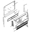 Caloric RSS358UW-P1141250NW control panel assembly diagram