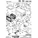 Amana 1325.004 microwave parts diagram