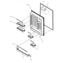 Amana BH20S5L-P1196501W refrigerator inner door diagram
