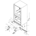 Amana BH20S5L-P1196501W rollers/drain tube diagram