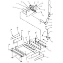 Amana GCC115X50A/P1161812F induced draft blower ass'y & recuperator coil ass'y diagram
