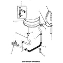 Amana LW1000W/P1177501WW drain hose & siphon break diagram