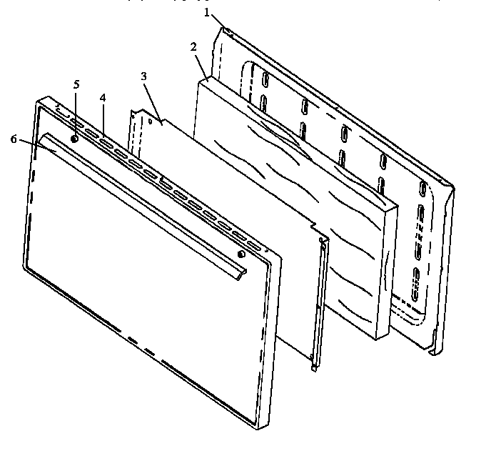 Caloric EHN3412W/P1142499NW oven door assembly (ehn3302w/p1142454nw) (ehn3402w,l/p1142420nw,l) (ehn3402w,l/p1142477nw,l) (ehn3412l/p1142499nl) (ehn3412w/p1142499nw) diagram