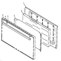 Amana SNP26ZZ/P1143094NW oven door assembly (snk26aa/p1142397nw,l) (snk26aa/p1143089nw,l) (snp26aa/p1142396nw,l) (snp26aa/p1143092nw,l) (snp26zz/p1142395nw) (snp26zz/p1143094nw) diagram