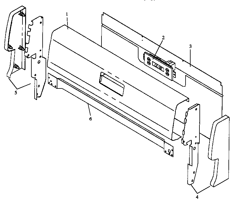 Amana SNK26AA/P1142397NW,L backguard assembly diagram
