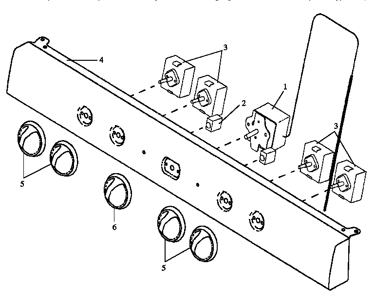 Amana SNE26AA/P1142424N front control panel assembly diagram