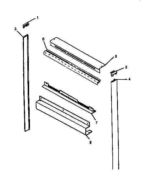 Amana CACO27SEW1/P41132338N trim diagram