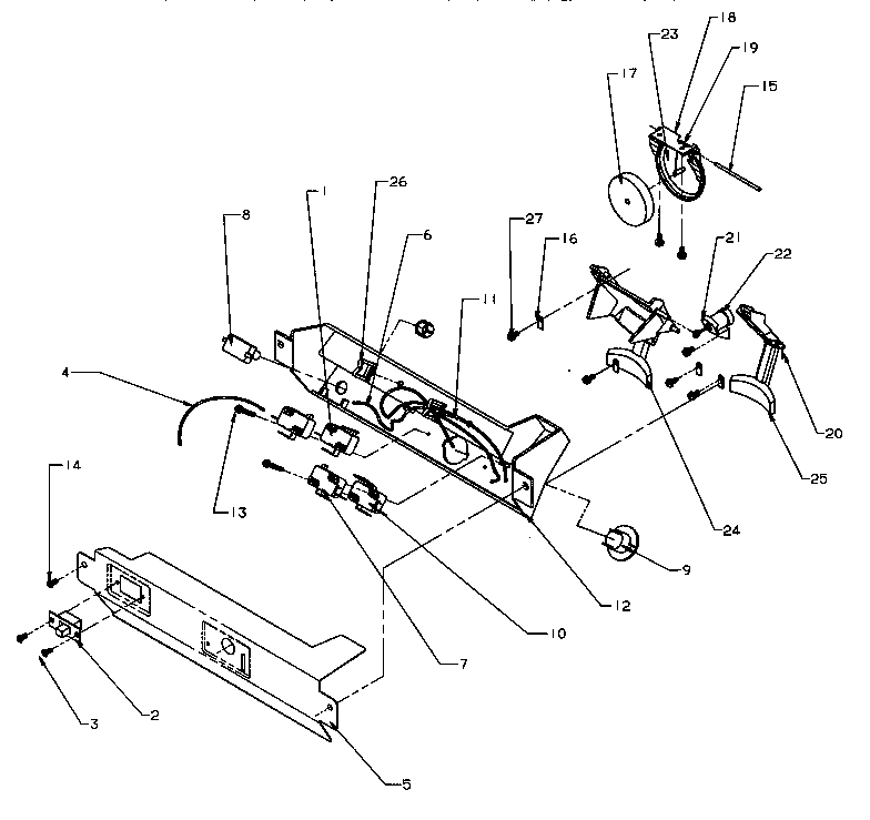 Amana SZD22S5W-P1190414WW ice and water cavity diagram