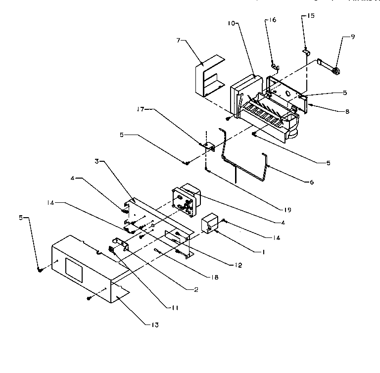 Amana SZD22S5W-P1190414WW ice maker diagram