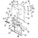 Amana TL20G-P75535-12W refrigerator door diagram
