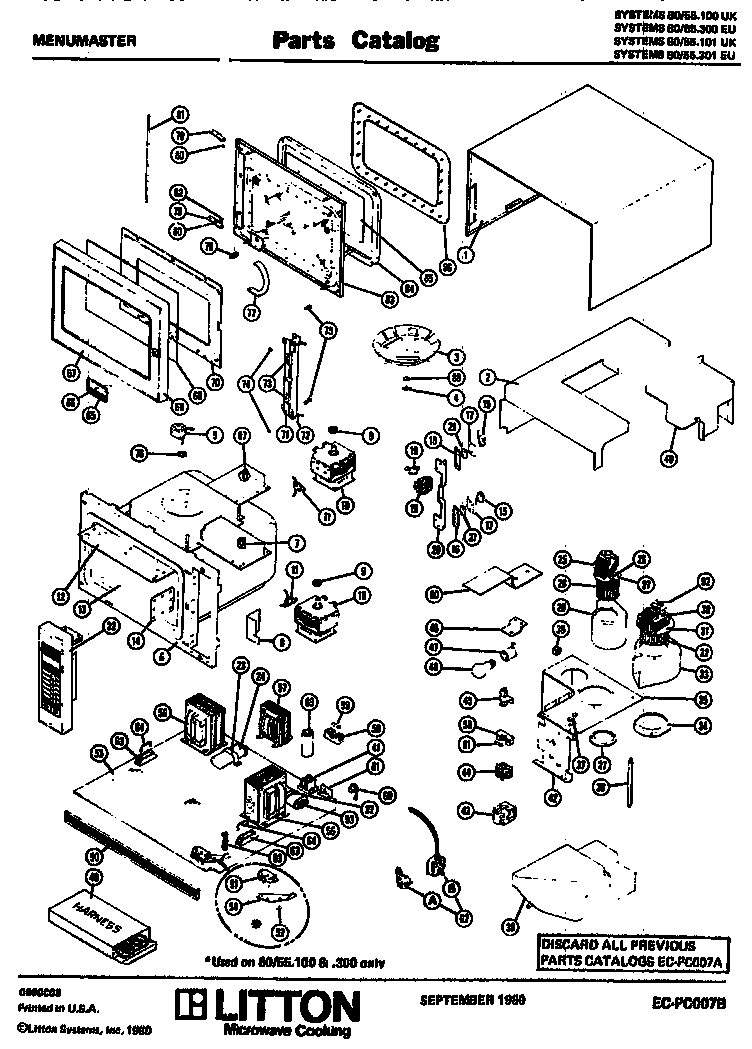 Amana 80/55.301EU replacement parts diagram
