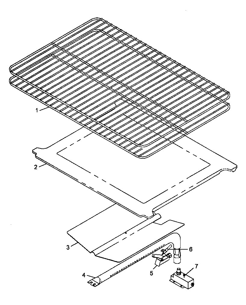 Amana SNK26CB0/P1142989N oven components diagram