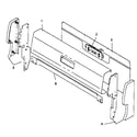 Amana SNK26CB0/P1142989N backguard assembly diagram