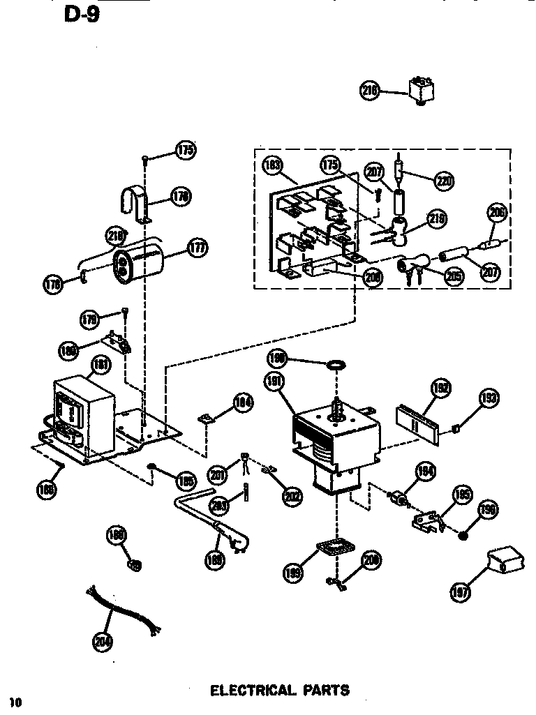 Amana RR54D/P7149005M electrical diagram