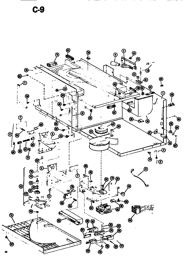 Amana RR510A/P7399702M interior diagram
