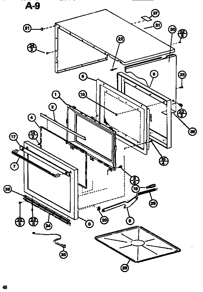 Amana RL53A/P7578803M exterior diagram