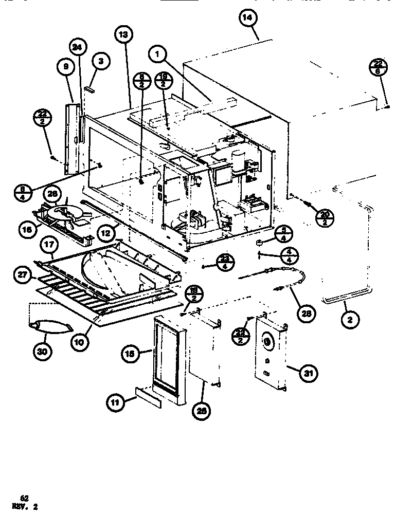Amana RS560/P7701408M interior diagram
