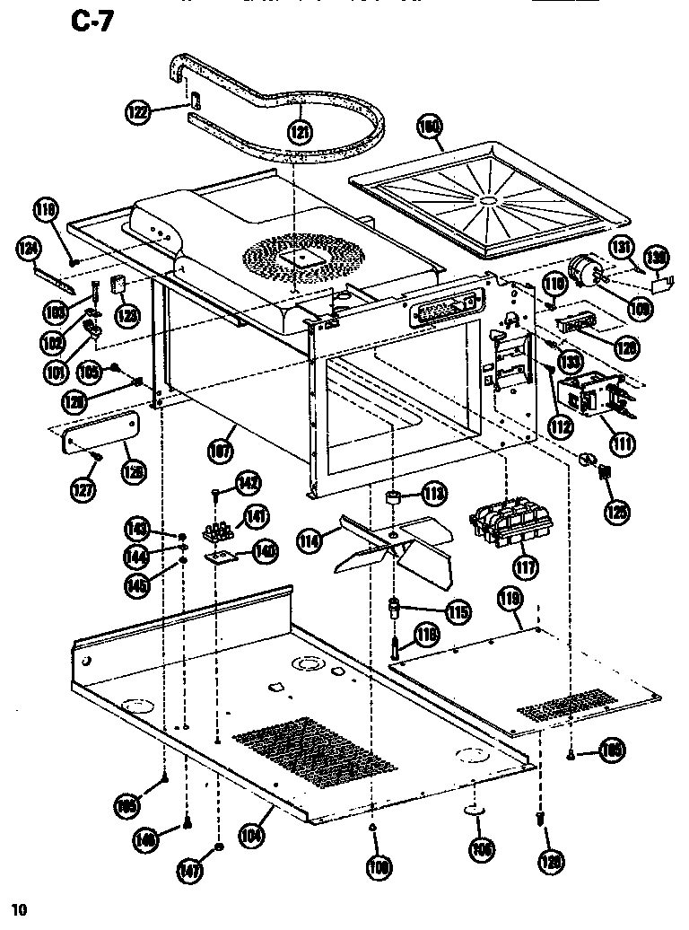 Amana EMR2/P7220801M interior diagram