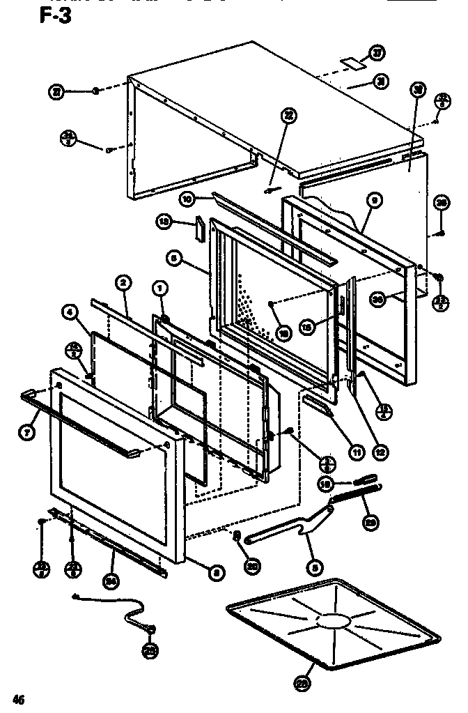 Amana RL59A/P7547302M exterior (rl59a/p7547302m) diagram