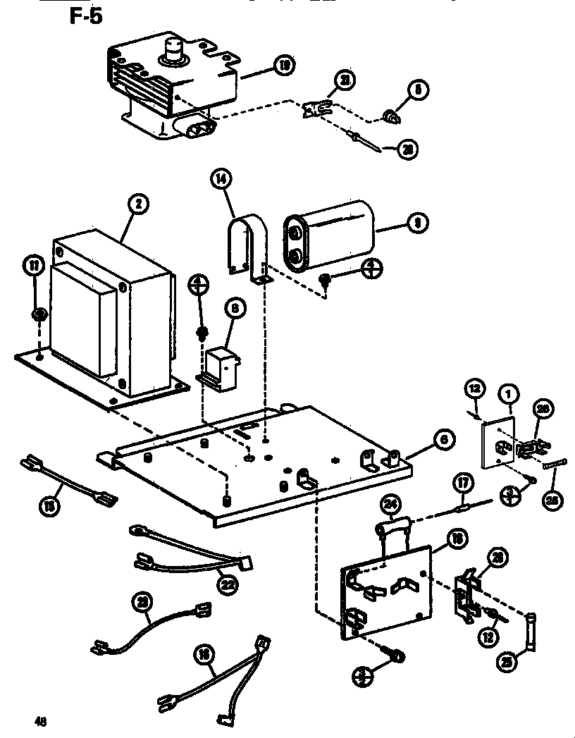 Amana RL59A/P7547302M interior diagram