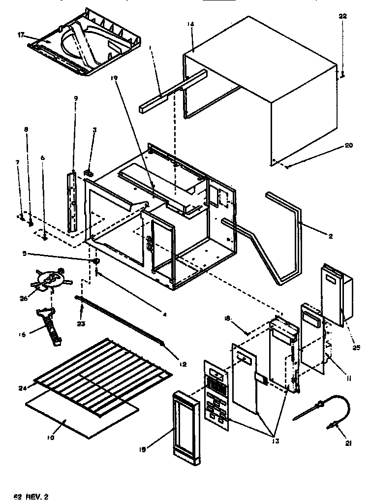 Amana RS520I/P1138803M chassis assembly diagram