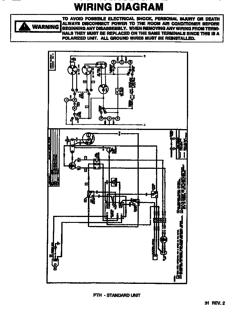 Amana PTH09525JFP/P1169401R wiring diagram diagram